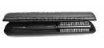 Эксклюзивный брашинг "Kent Salon" с натуральной жесткой щетиной кабана и нейлоновыми щетинками, в кожанной футляре (туба). Диаметр 41 / 43 мм. 18 рядов.