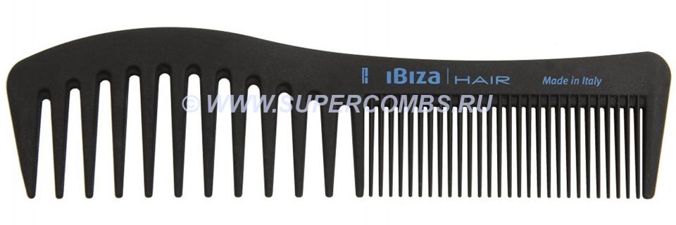  Ibiza Hair Wave Comb Carbon, 