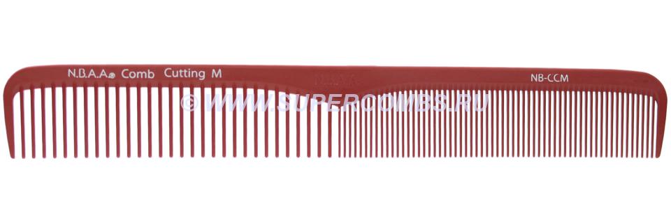Расчёска для стрижек N.B.A.A. Cutting Comb M NB-CCM, красная