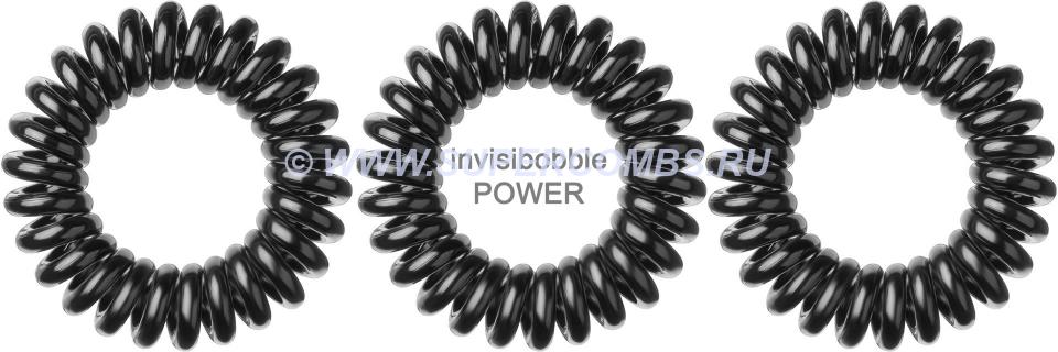 Резинки для волос Invisibobble POWER True Black