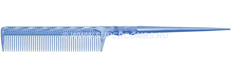 Расчёска с хвостиком Primp 815 Finger Cut Comb L, синяя
