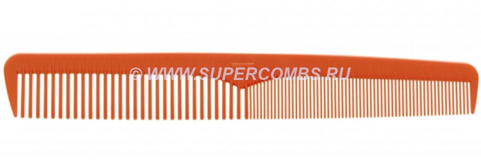 Расчёска для стрижек Delrin Comb 701, оранжевая