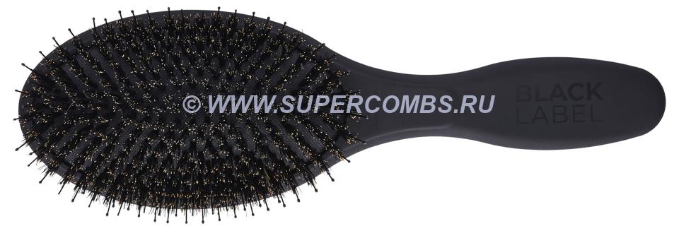 Щётка для волос Olivia Garden Supreme Combo Black Label, чёрная