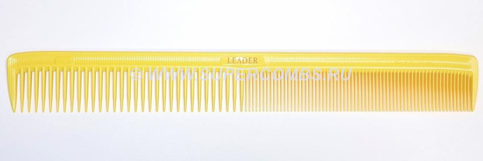  Leader Comb #123 Fine Cutting Comb Yellow, 