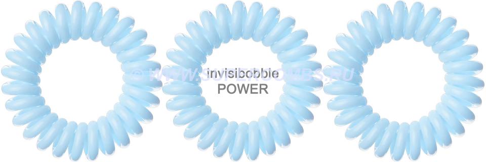 Резинки для волос Invisibobble POWER Something Blue, нежно голубой