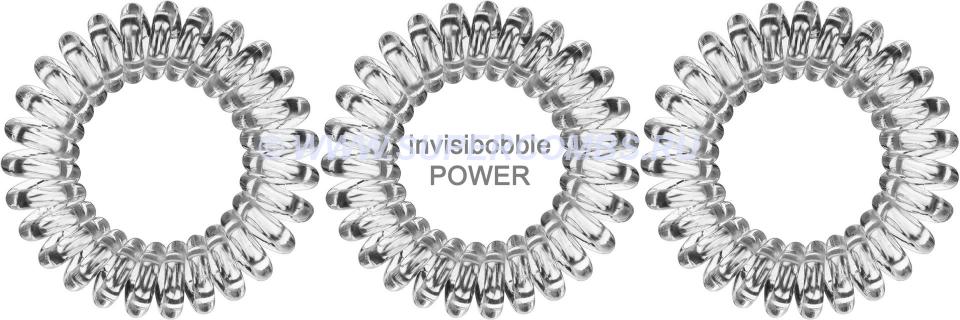 Резинки для волос Invisibobble POWER Crystal Clear