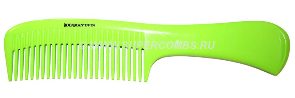 Расчёска Denman Precision Comb DPC6 Neon Green